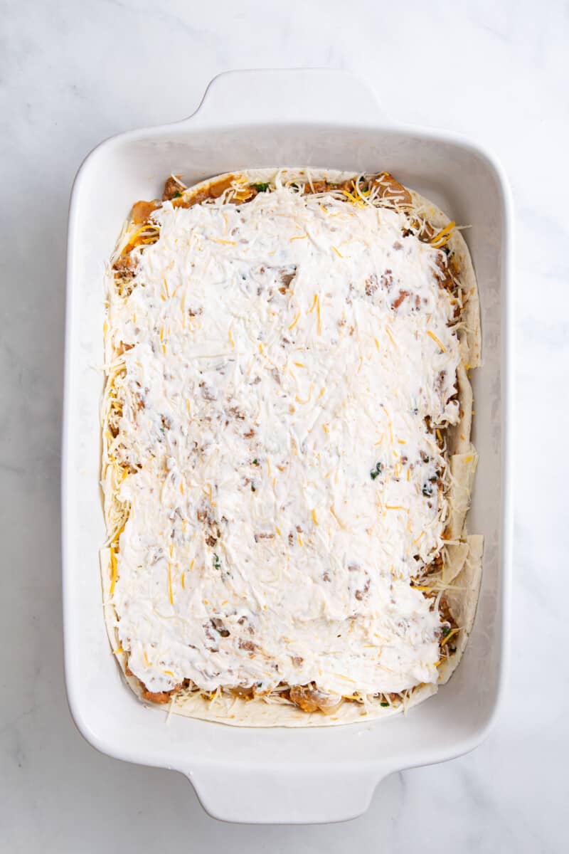 The BEST Cheesy Burrito Casserole Recipe All Things Mamma