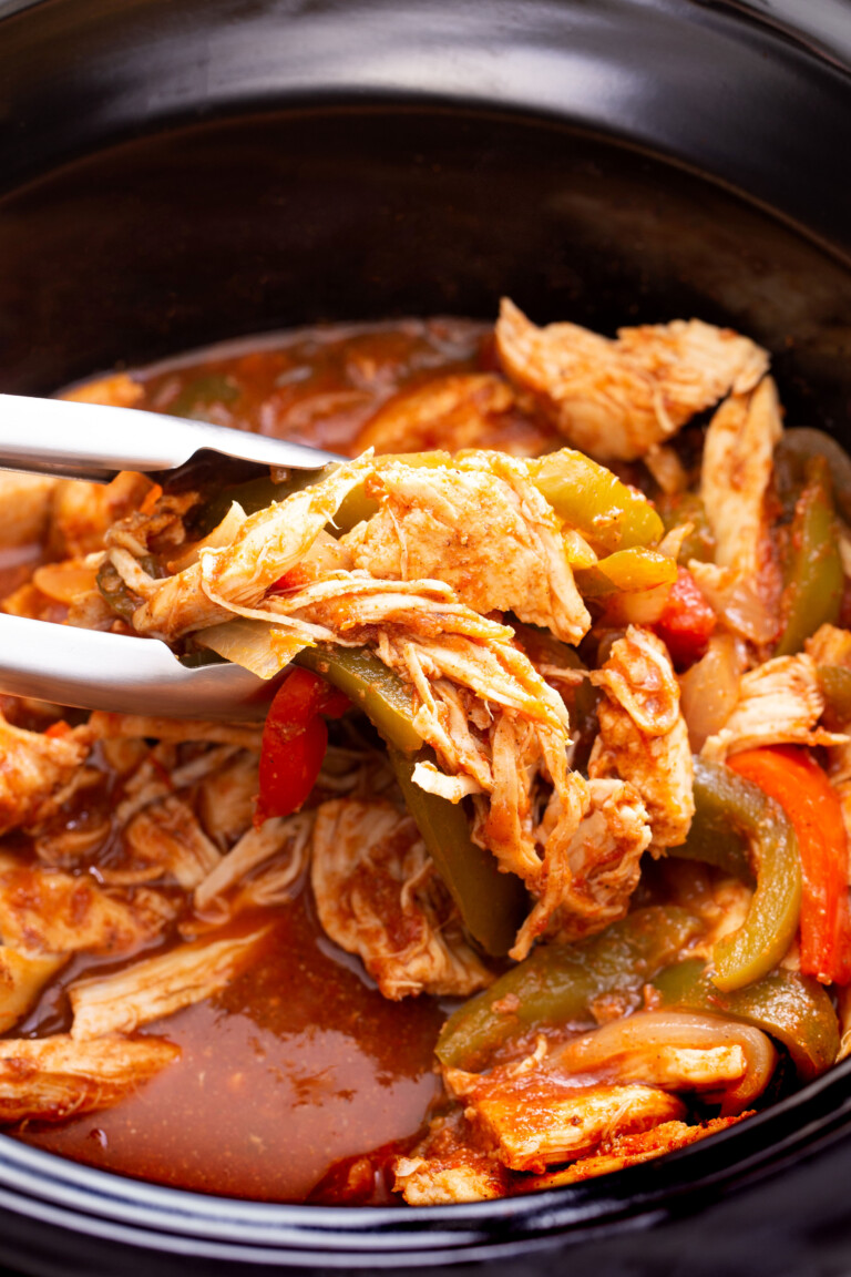 Easy Crockpot Chicken Fajitas Recipe All Things Mamma