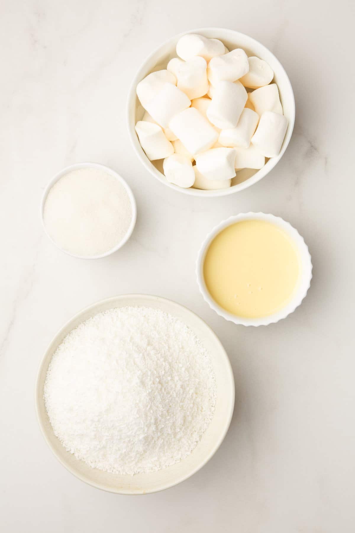 ingredients to make coconut topping for almond joy cake