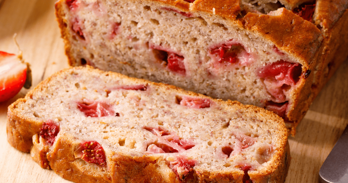 Easy Strawberry Banana Bread Recipe All Things Mamma
