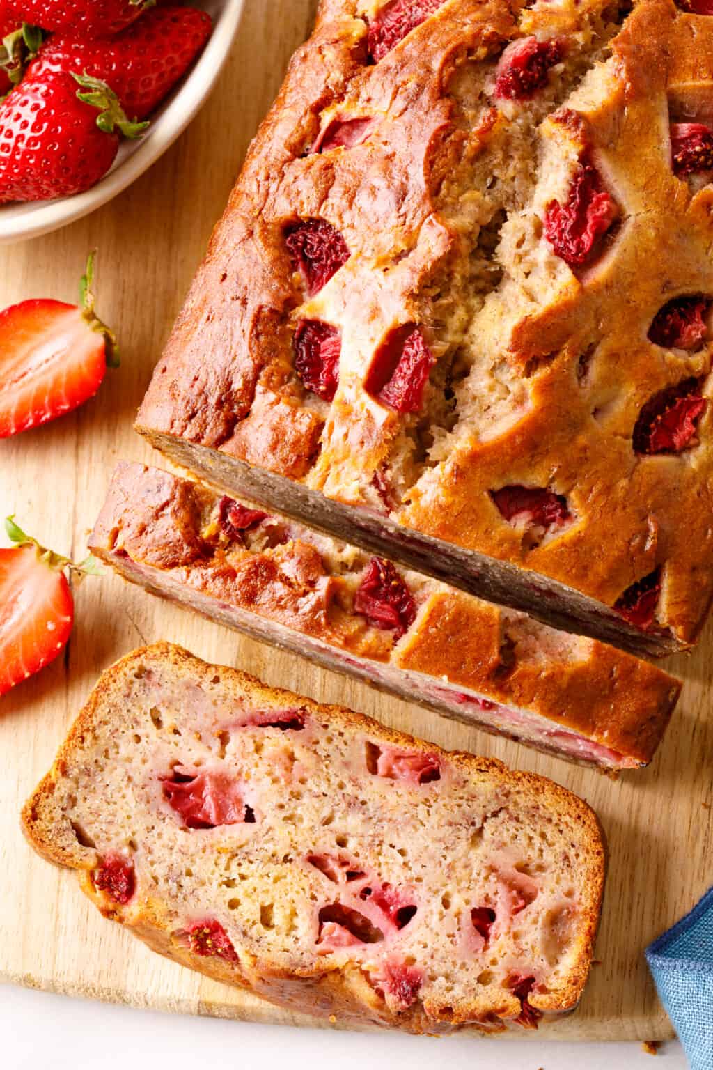 Easy Strawberry Banana Bread Recipe All Things Mamma