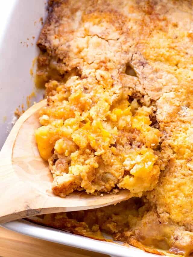 Peach Cobbler with Cake Mix All Things Mamma
