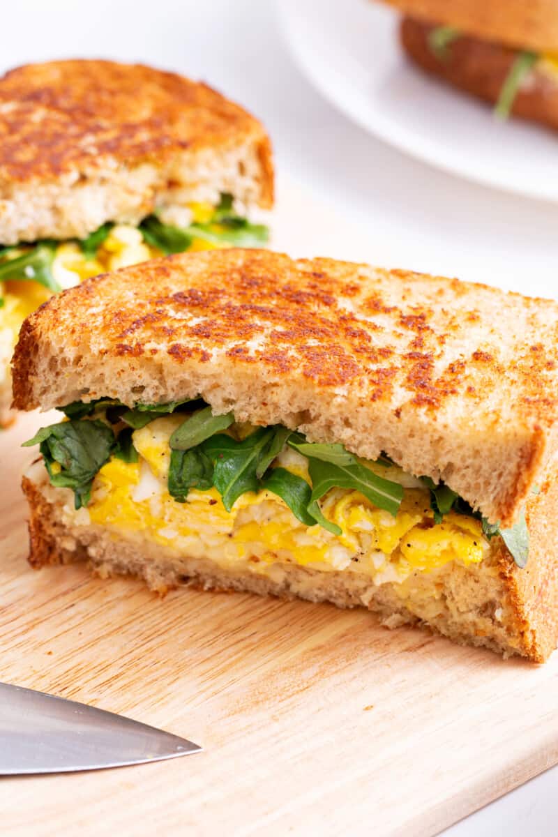 Easy Scrambled Egg Sandwich All Things Mamma