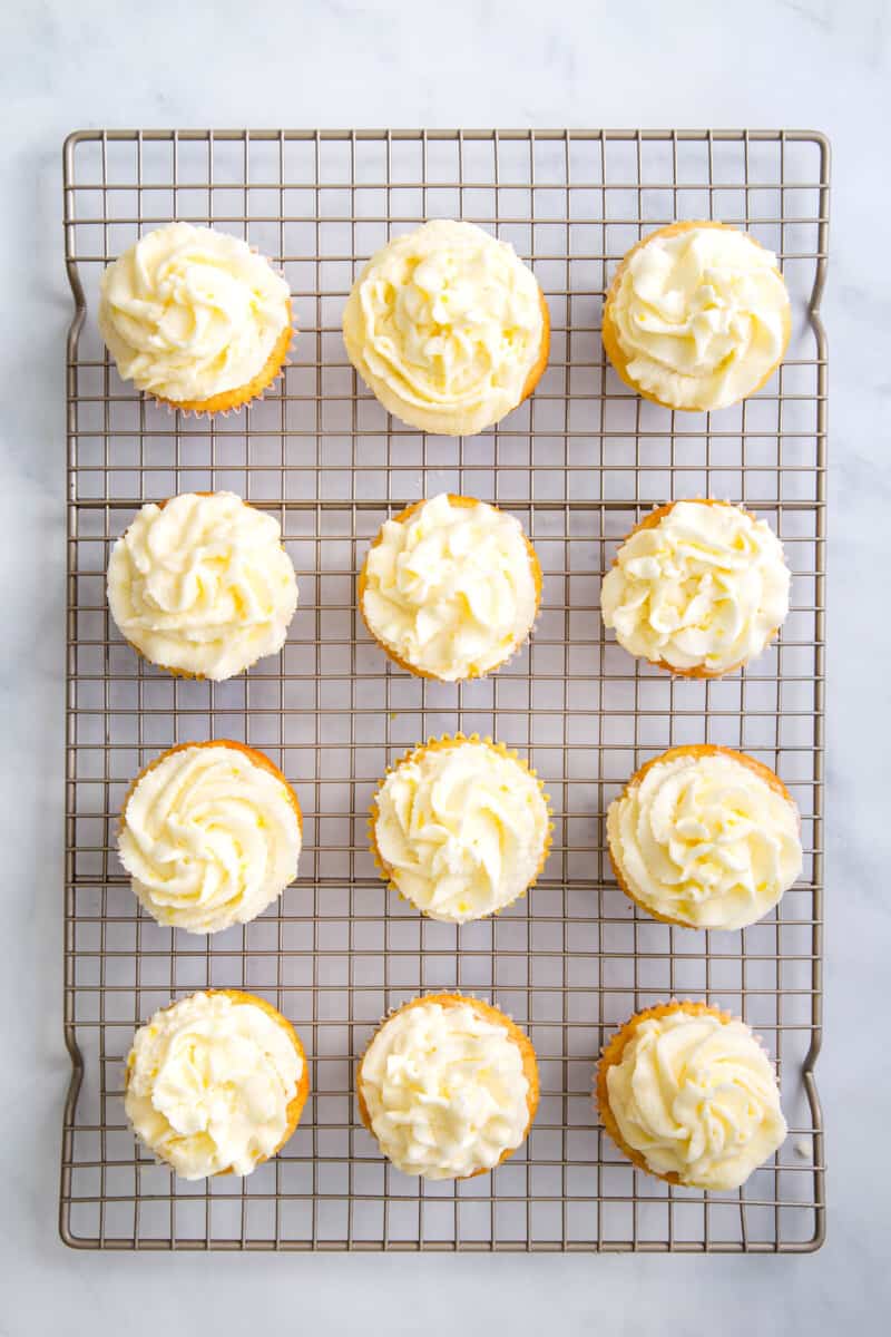 Easy Lemon Cupcakes Recipe | All Things Mamma