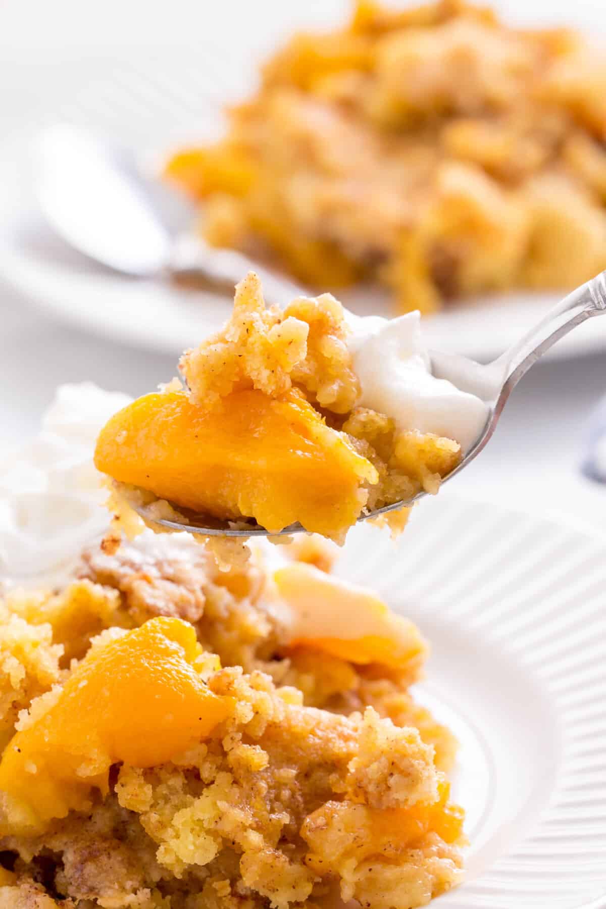 a spoonful of cobbler. 