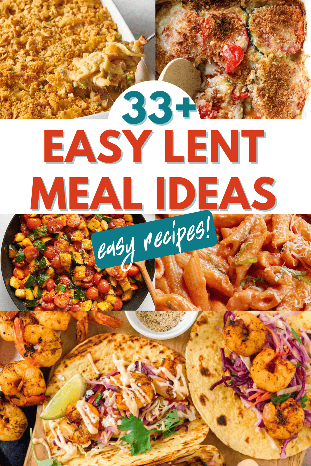 Go beyond the frozen fish sticks with these easy Lent meal ideas! We have over 20 delicious, family-friendly dinners to choose from. 