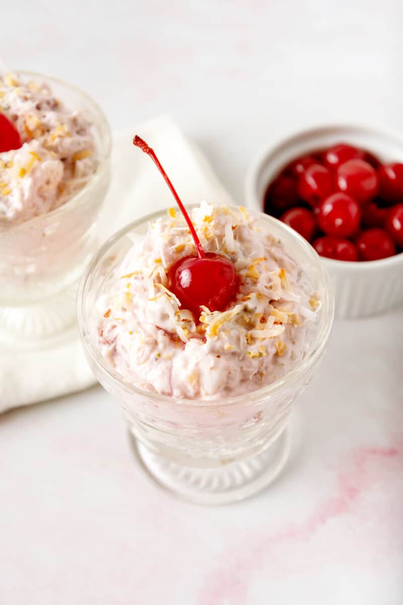 Old-Fashioned Cherry Fluff Salad Recipe | All Things Mamma