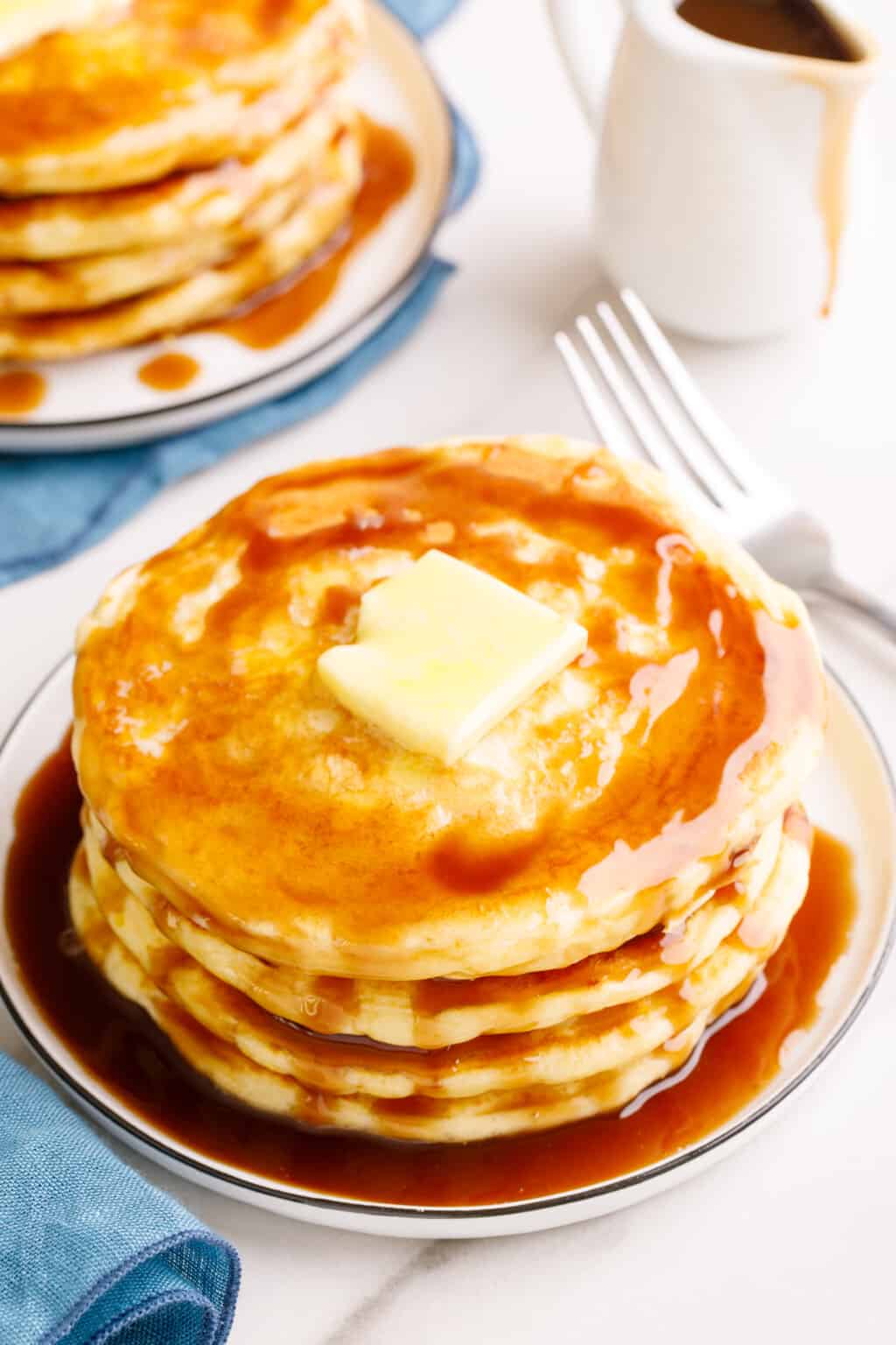 Easy Fluffy Overnight Pancakes Recipe All Things Mamma