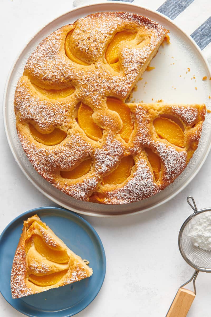Easy Peach Cake Recipe All Things Mamma