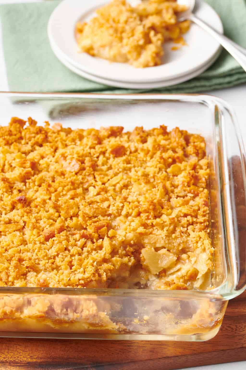 Southern Pineapple Casserole Recipe | All Things Mamma