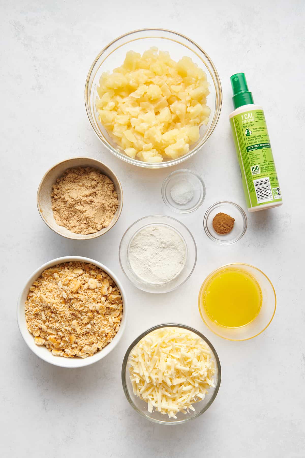 ingredients to make pineapple casserole