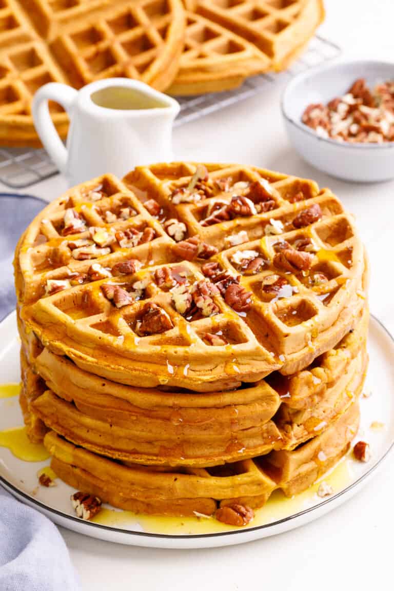 Fluffy Sweet Potato Waffles Recipe All Things Mamma