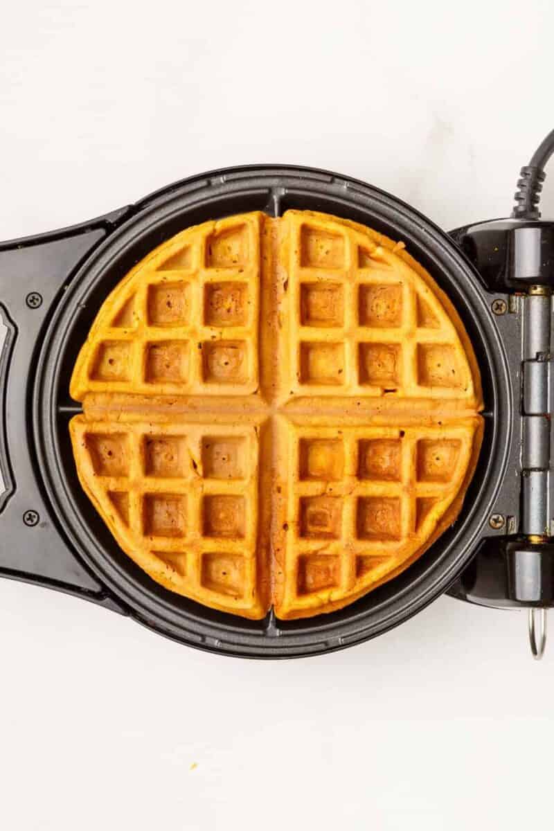 Fluffy Sweet Potato Waffles Recipe | All Things Mamma