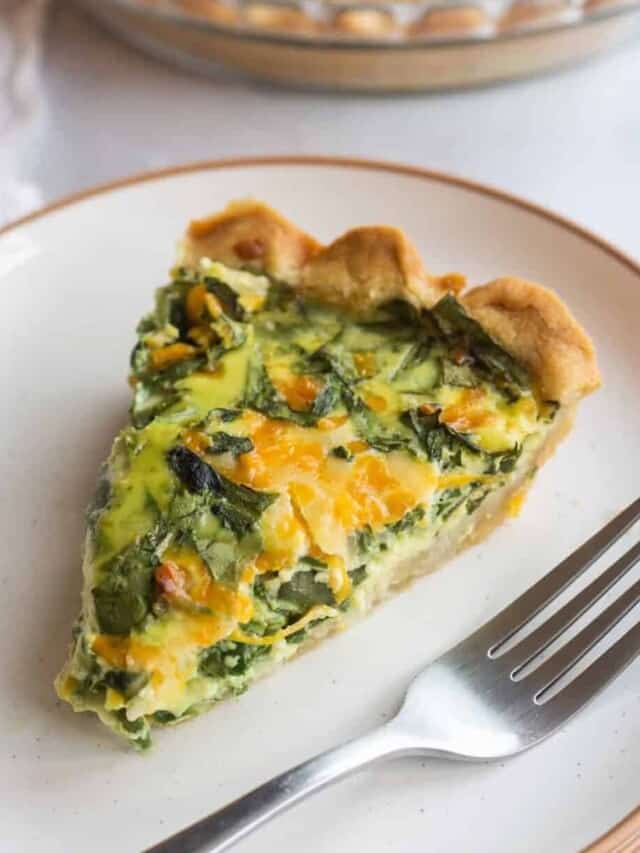 Spinach & Cheese Quiche All Things Mamma