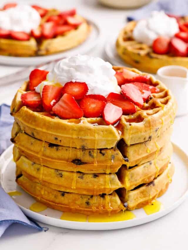 Chocolate Chip Waffles All Things Mamma