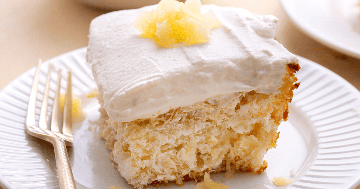 3Ingredient Pineapple Angel Food Cake All Things Mamma