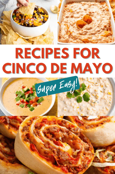 Recipes for Cinco de Mayo collage.