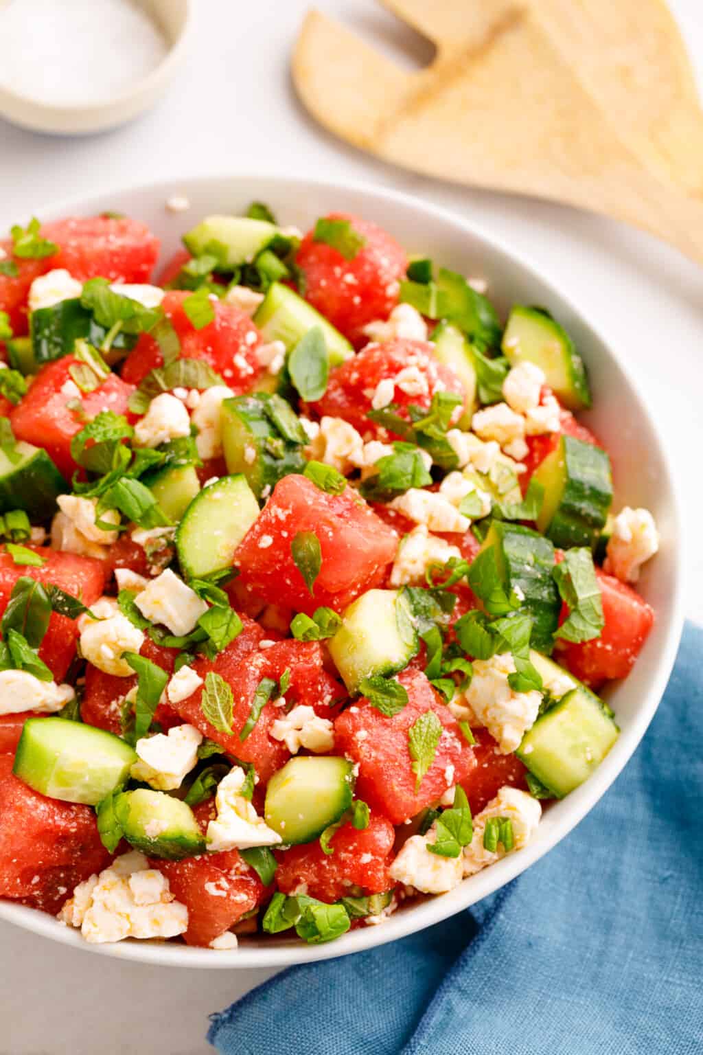 Watermelon and Feta Salad with Mint All Things Mamma