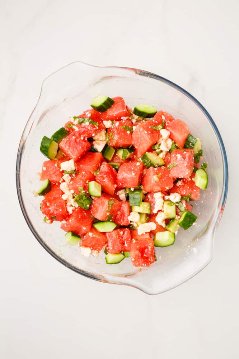 Watermelon and Feta Salad with Mint All Things Mamma