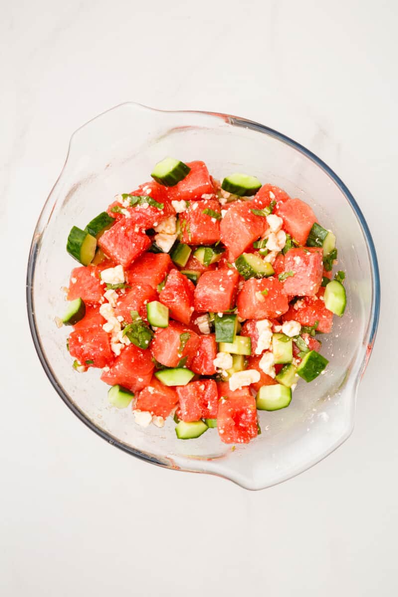 Watermelon and Feta Salad with Mint All Things Mamma