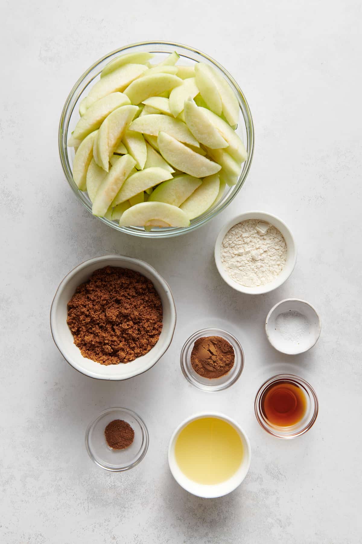 ingredients to make slow cooker apple crisp
