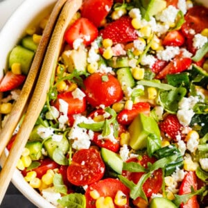 A bowl of summer salad.