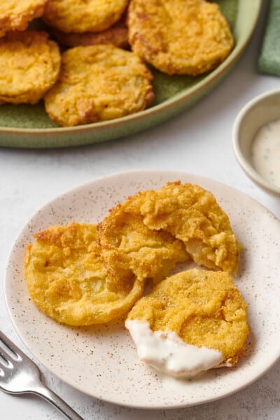 Crispy Fried Green Tomatoes | All Things Mamma