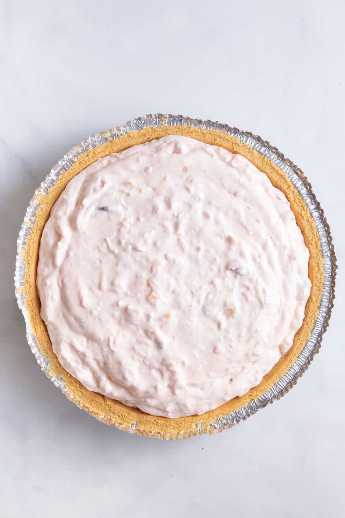 top down image of millionnaires pie.