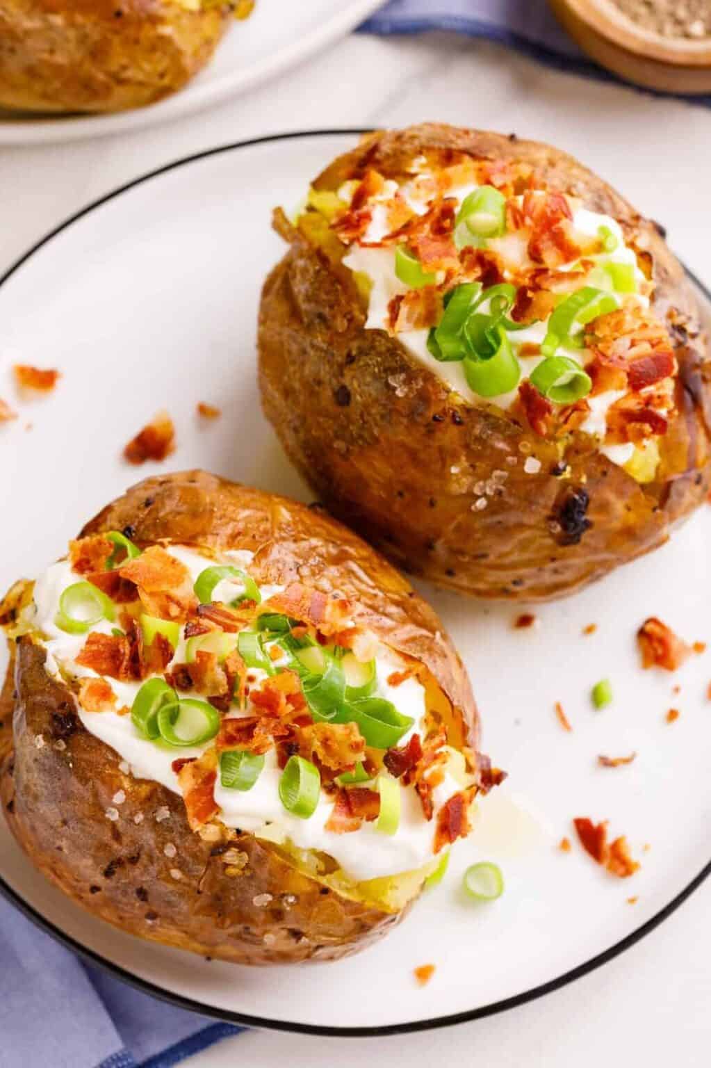 How to Make a Perfect Baked Potato - All Things Mamma