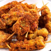 A plate of fried city chicken.