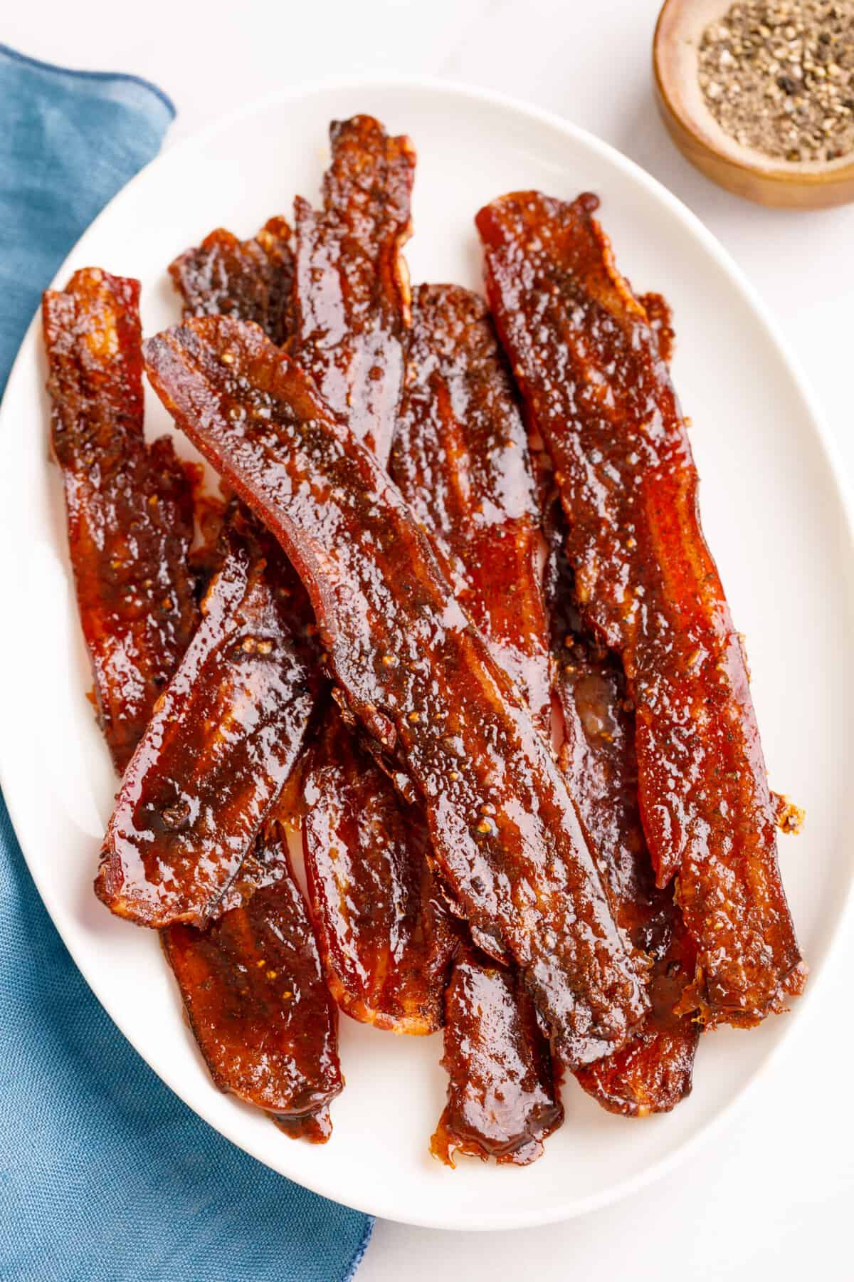 A plate of Million Dollar Bacon.