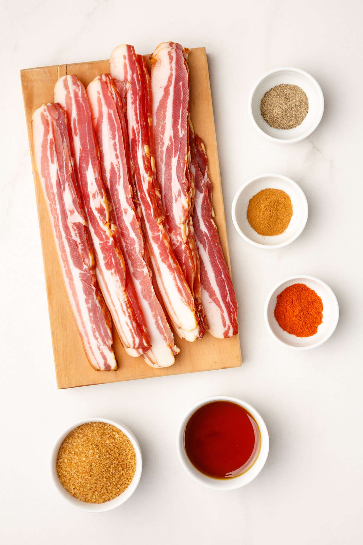 ingredients to make million dollar bacon. 