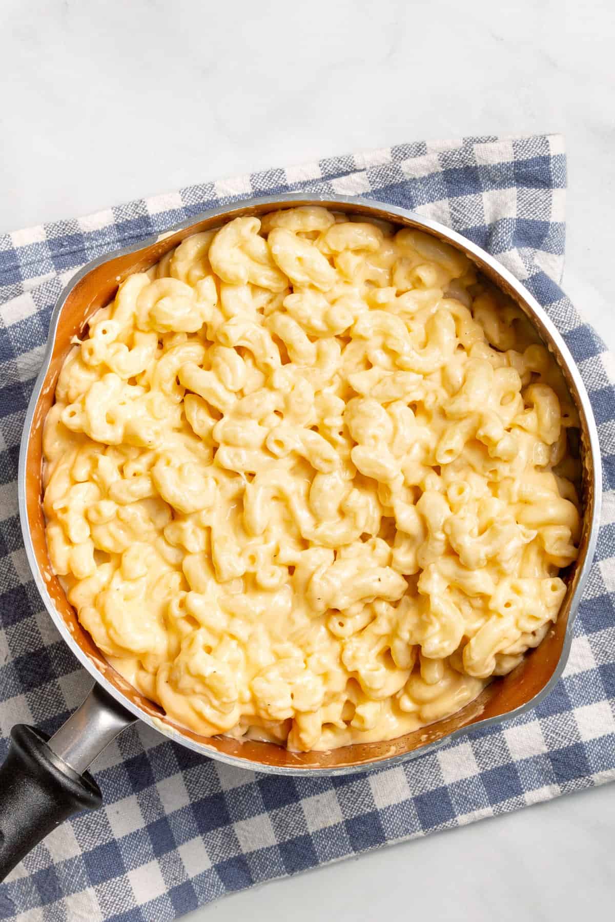 chic-fil-a mac and cheese in a large saucepan. 