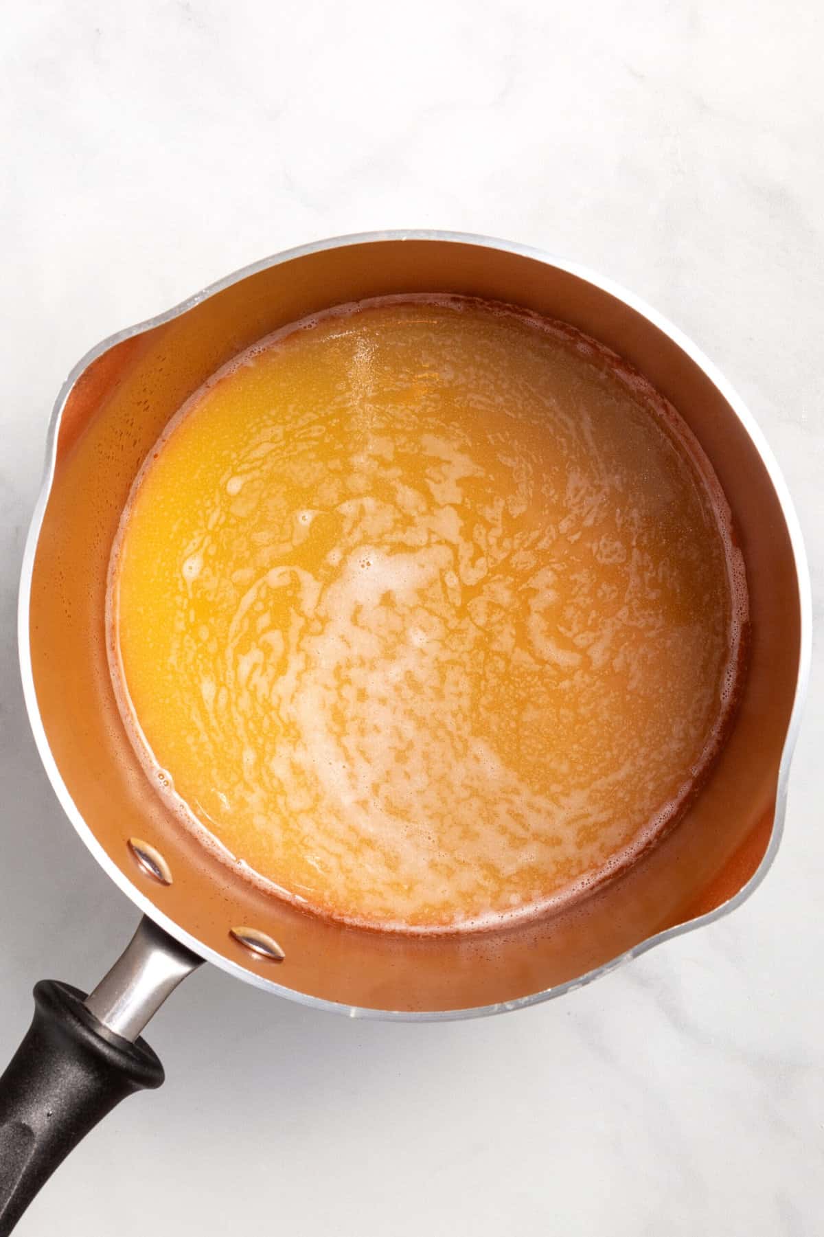 melted butter in a large saucepan. 