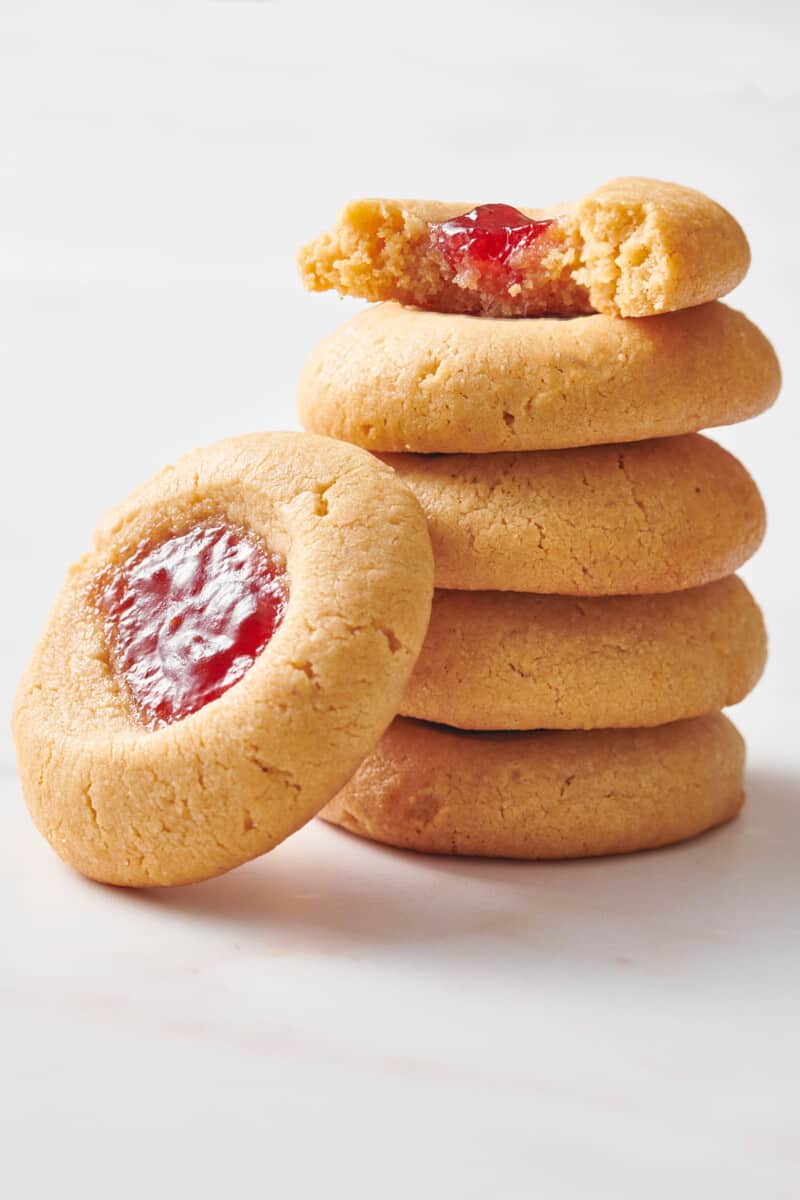 Peanut Butter Thumbprint Cookies All Things Mamma