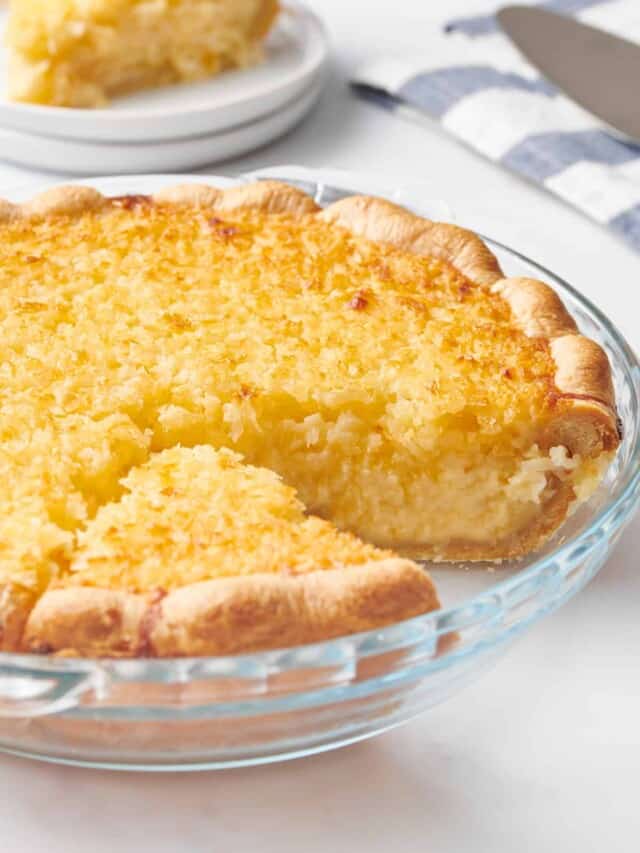Old-Fashioned Coconut Pie - All Things Mamma