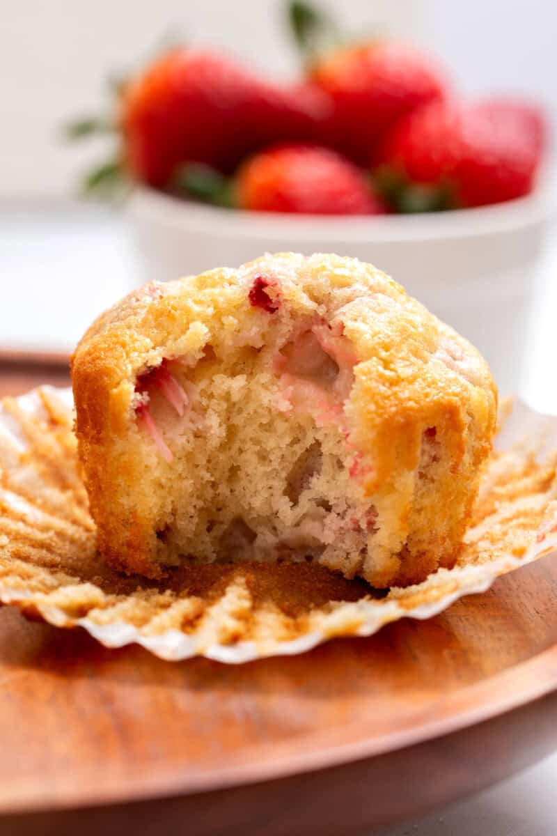 The Best Easy Strawberry Muffins Recipe All Things Mamma