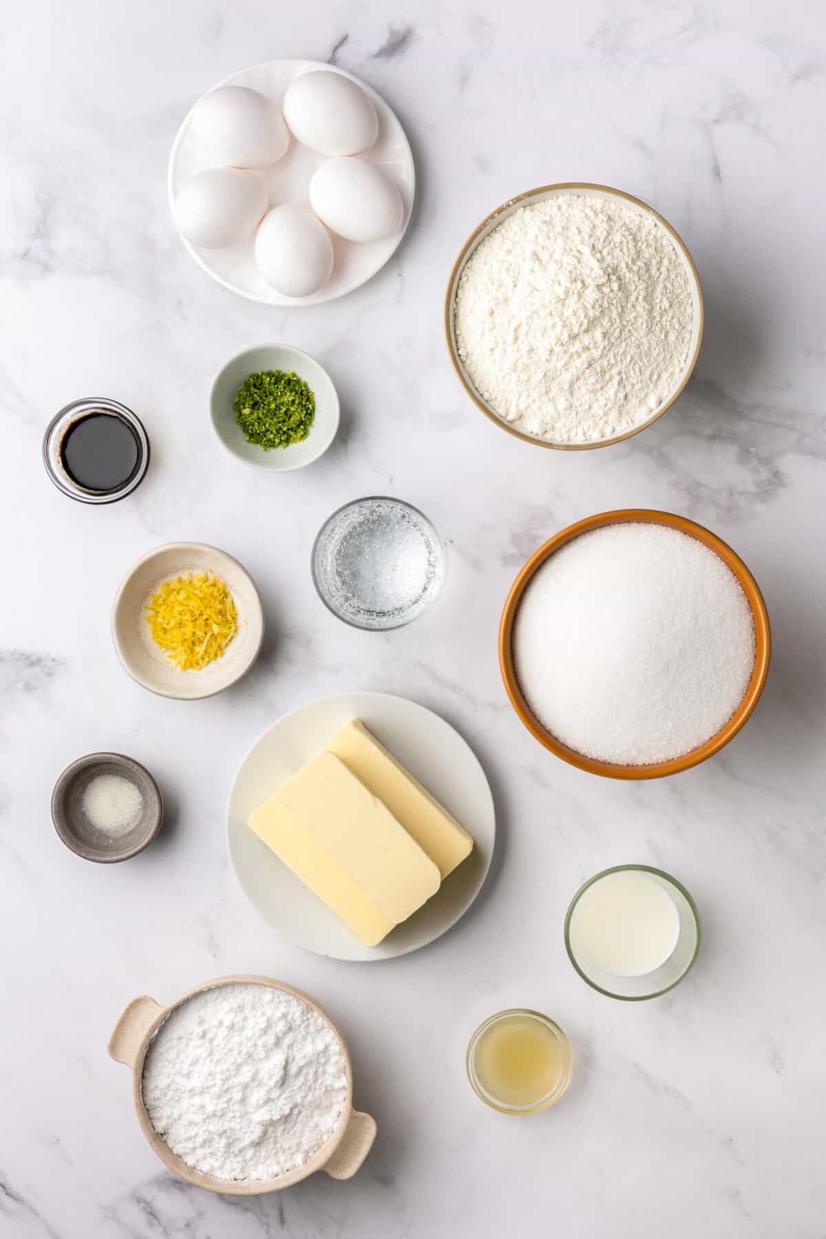 7Up pound cake ingredients. 