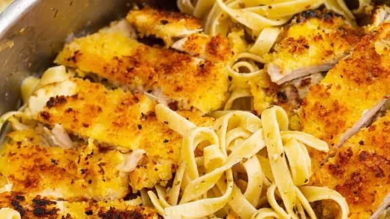 lemon garlic pasta.