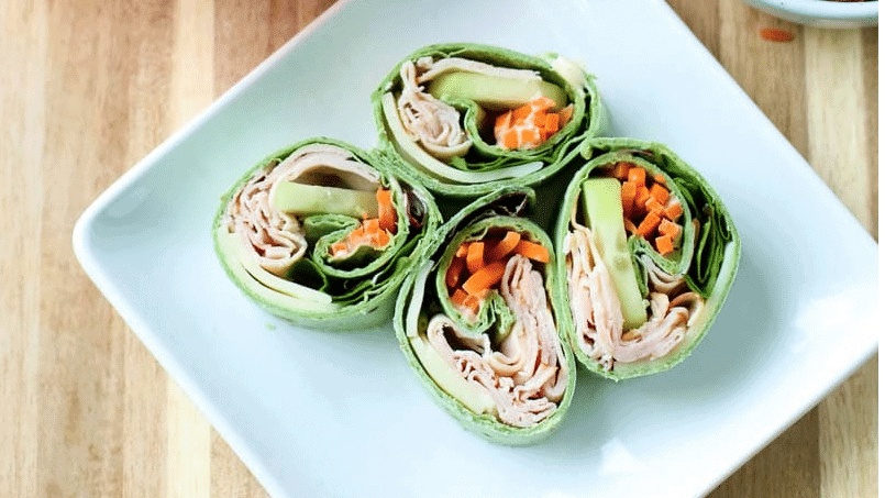Turkey & Cheese Pinwheel Recipe