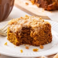 Pumpkin spice coffee cake.