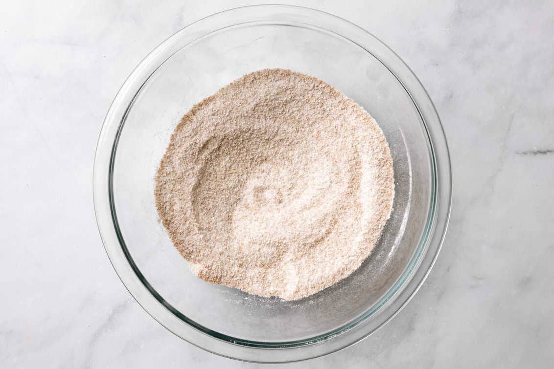 dry ingredients for derby pie.