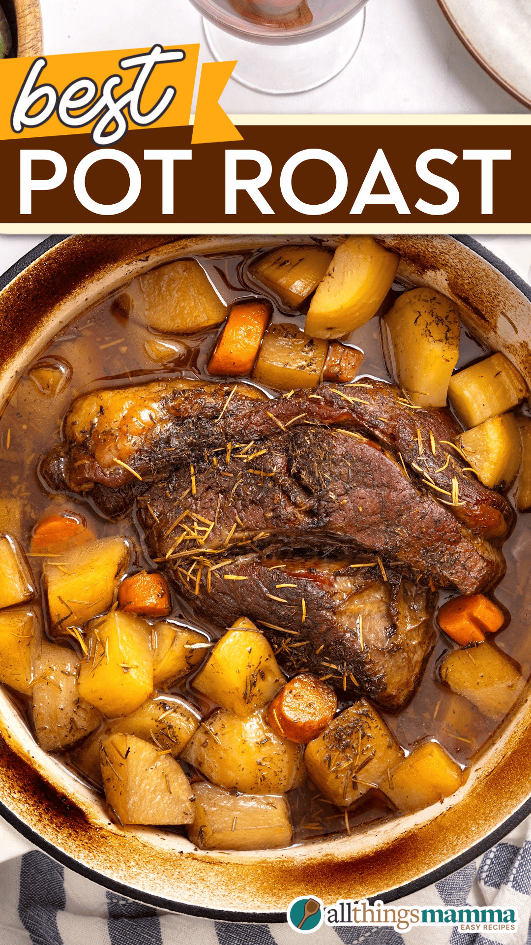 a slow cooker with the best pot roast recipe.