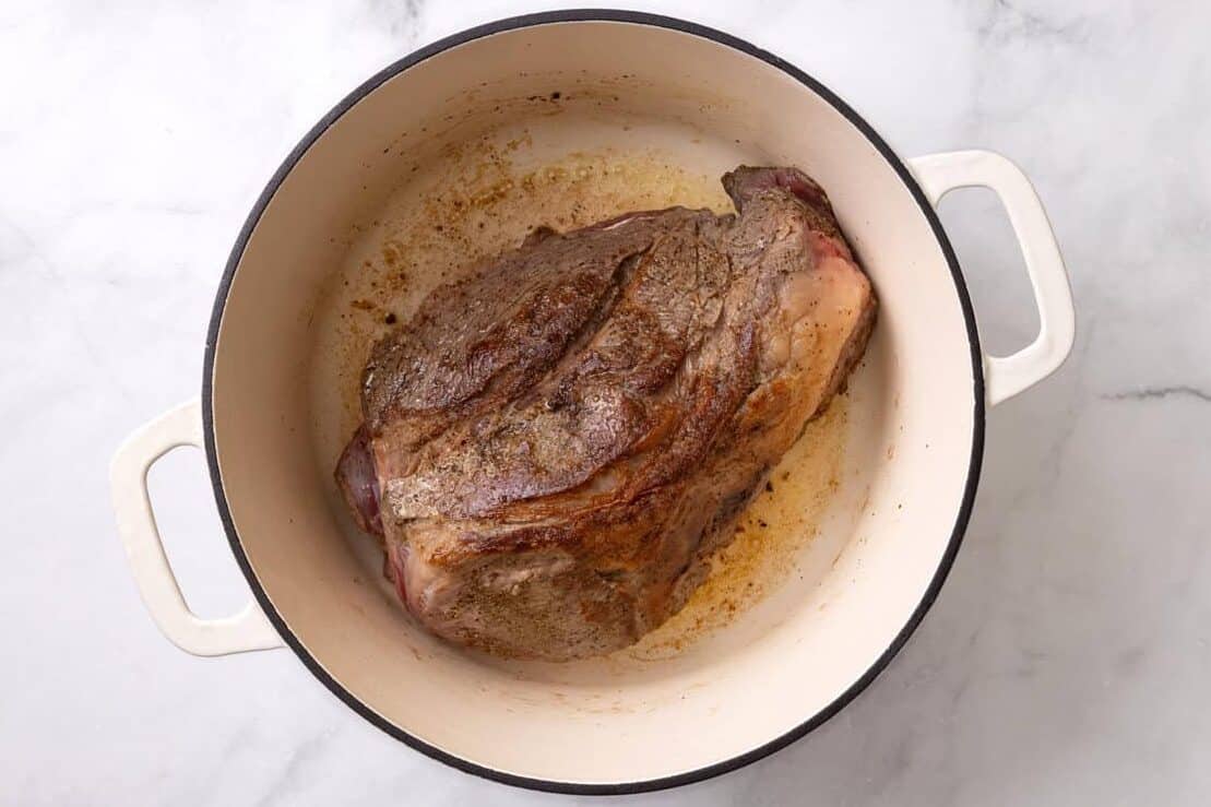 seared pot roast.