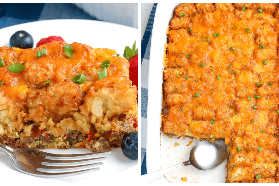 how to make tater tot breakfast casserole