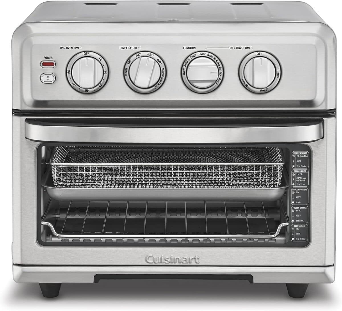 Cuisinart air fryer and toaster oven appliance
