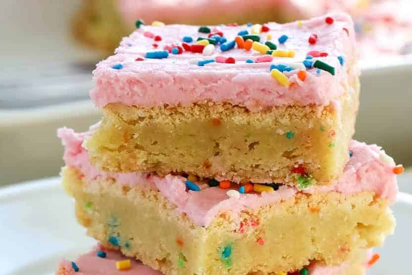 funfetti bars with cake mix