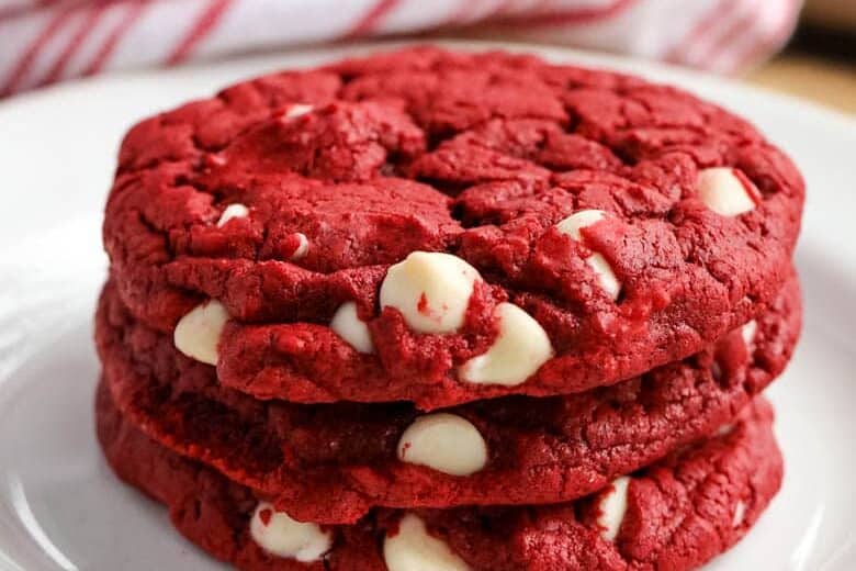 red velvet cake mix cookies