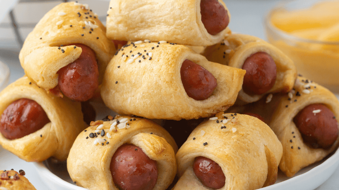 pigs in a blanket in a bowl