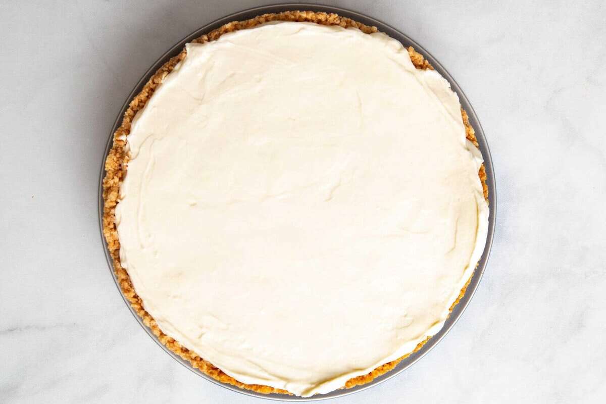 No bake Philadelphia cheesecake.